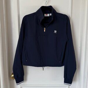 Wilson Davenport Navy Woven Popover